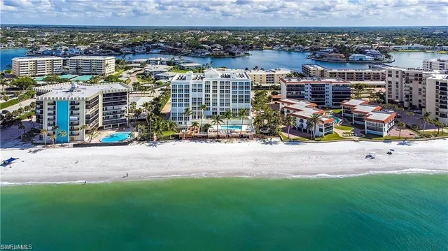 a outdoor view with a sitting space