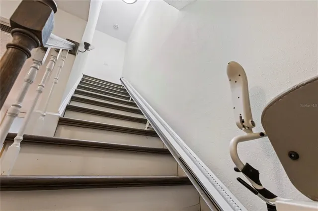 an aerial view of residential house with outdoor space