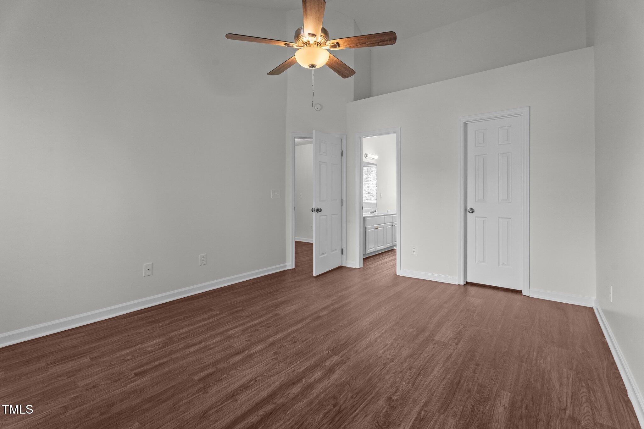 3624 Singleleaf Lane Raleigh, NC 27616 - Photo 29 of 40 a view of empty room with wooden floor
