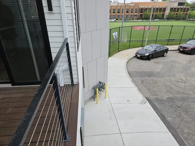 a view of outdoor space and deck