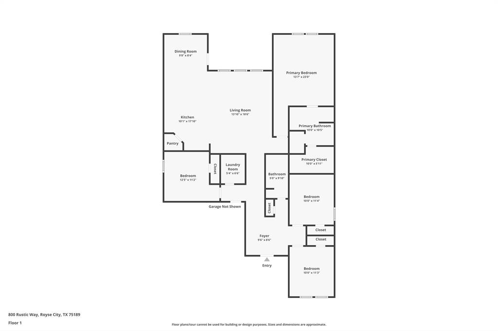 800 Rustic Way Royse City, TX 75189 - Photo 21 of 21 a picture of a room with a white wall