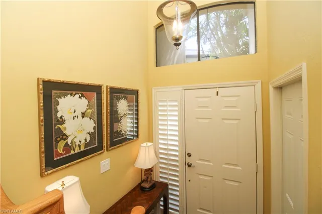 a view of a front door of house