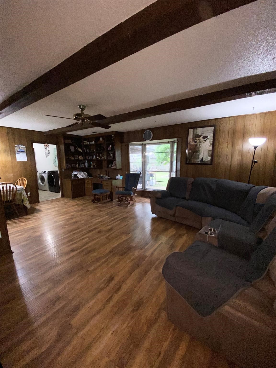 14107 Waterville Way Houston, TX 77015 - Photo 3 of 12 a living room with furniture and a wooden floor
