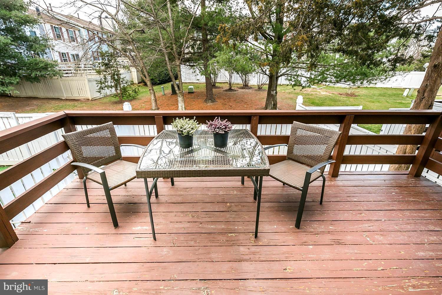 1715 Sundance Drive Reston, VA 20194 - Photo 22 of 30 Deck overlooking common area and lots of trees