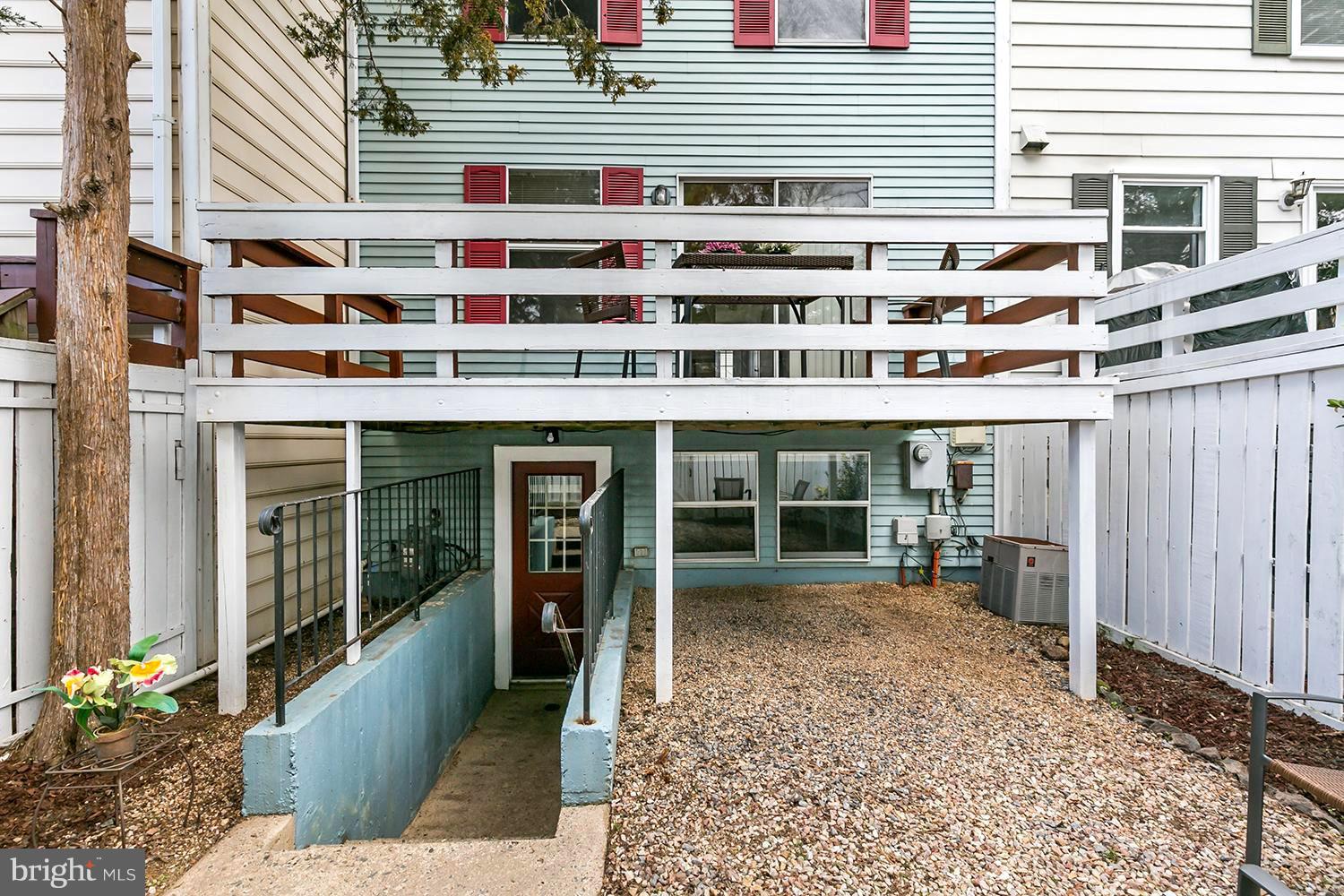 1715 Sundance Drive Reston, VA 20194 - Photo 24 of 30 Fenced Back Yard with Entrance to Basement