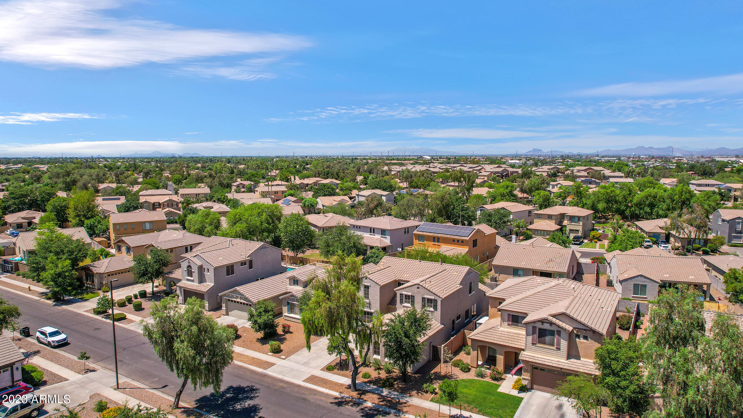 4736 East Timberline Road Gilbert, AZ 85297 - Photo 43 of 49 an aerial view of a city