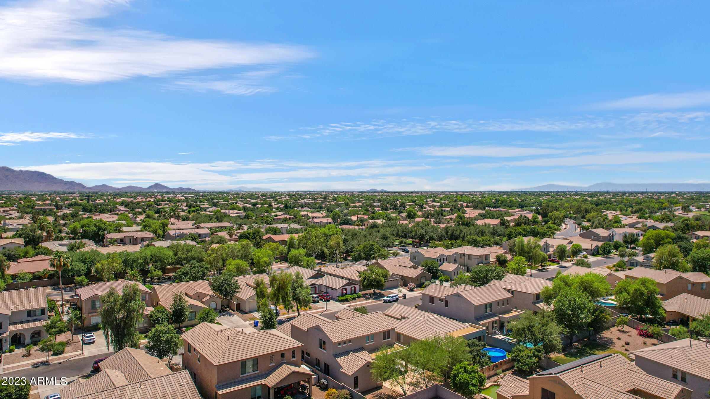 4736 East Timberline Road Gilbert, AZ 85297 - Photo 46 of 49 an aerial view of a city
