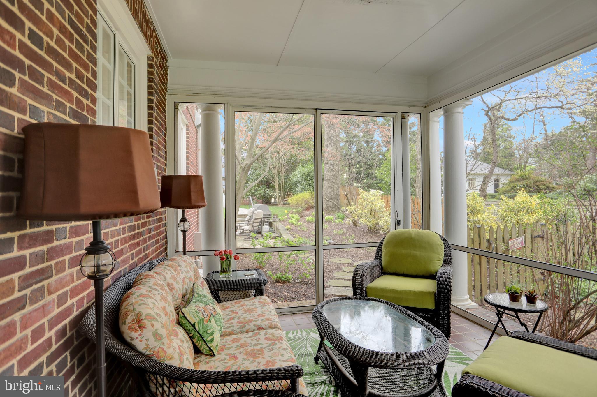 214 Northway Baltimore, MD 21218 - Photo 20 of 50 Screened Porch with Skylights