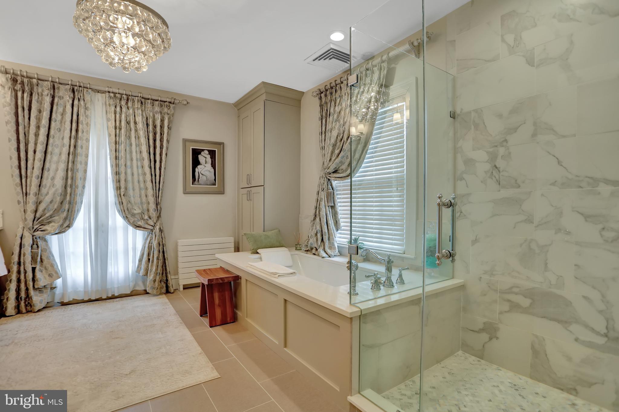 214 Northway Baltimore, MD 21218 - Photo 28 of 50 Master Bathroom with Soaking Tub & Separate Shower