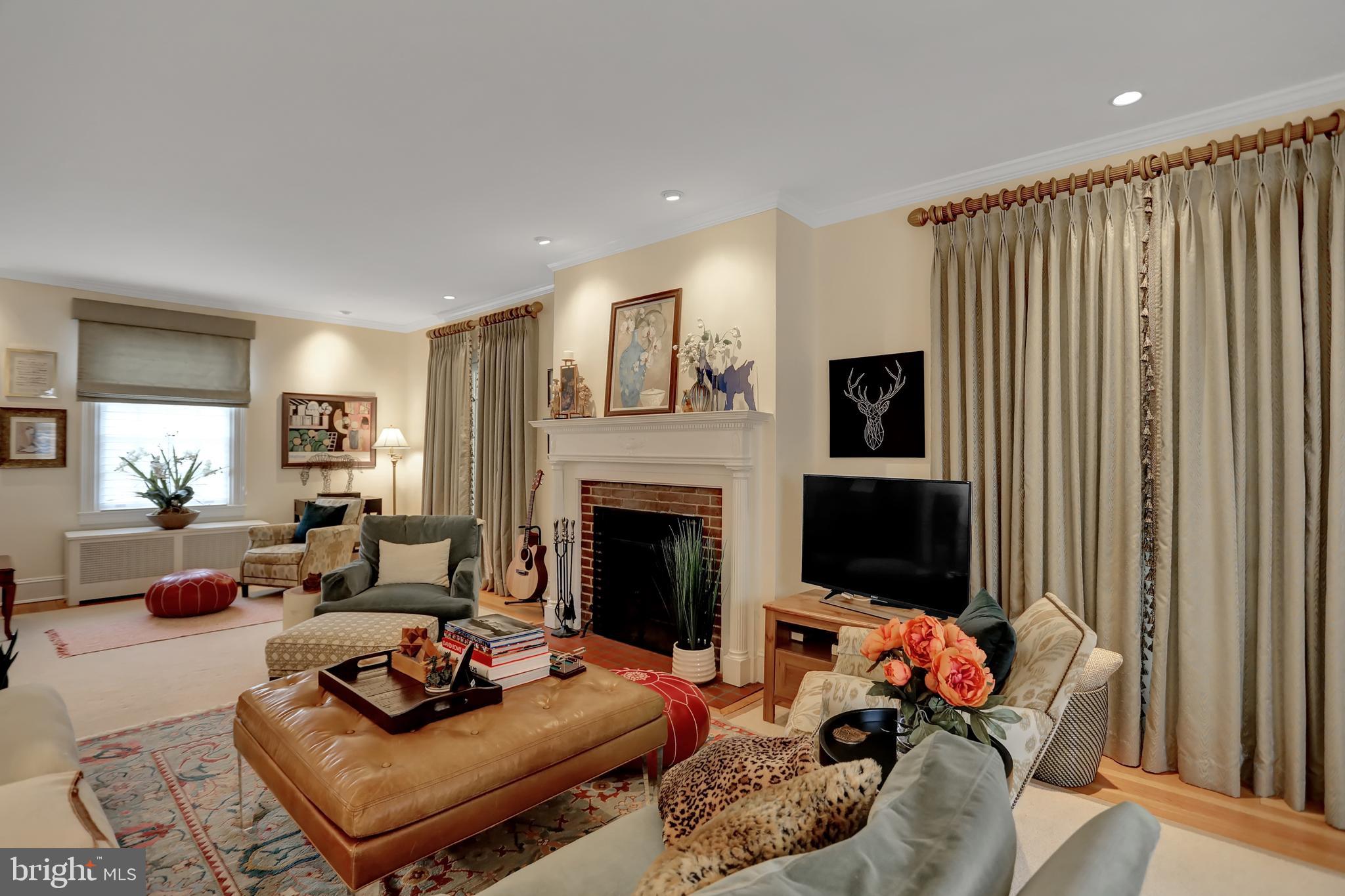 214 Northway Baltimore, MD 21218 - Photo 7 of 50 Living Room--Fireplace (Recently re-lined Chimney)