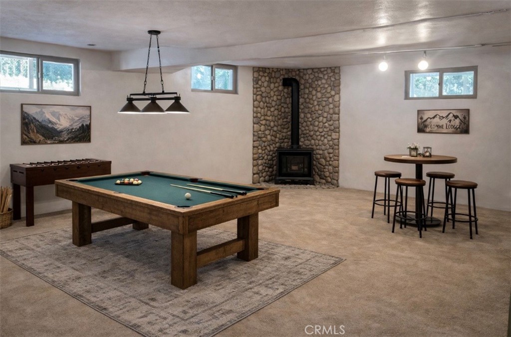 21645 Jobs Peak Road Cedarpines Park, CA 92322 - Photo 48 of 72 Finished basement staged by AI