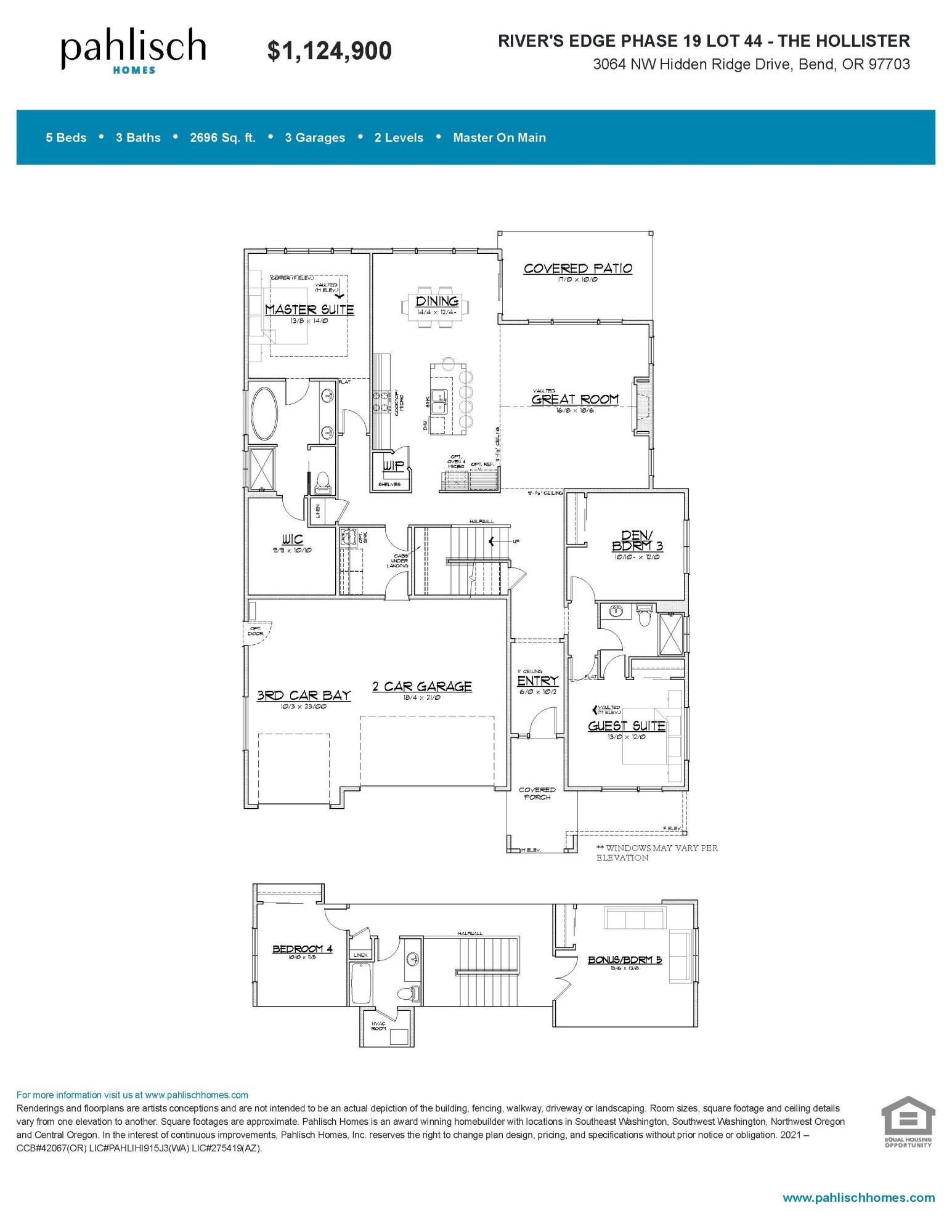 3064 Northwest Hidden Rdg Drive Bend, OR 97703 - Photo 3 of 28 Photos are of like model