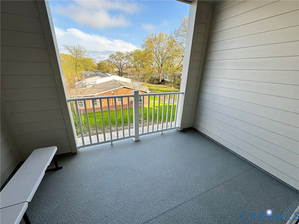 1512 West Moore Street, Unit B Richmond, VA 23220 - Photo 4 of 34 View of balcony