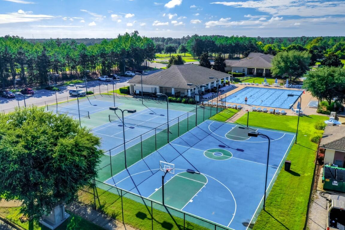 198 Blaze Boulevard Freeport, FL 32439 - Photo 76 of 82 an aerial view of a house with a garden