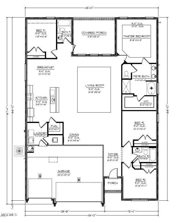 11217 Shorecrest Road Biloxi, MS 39532 - Photo 27 of 27 Destin Floorplan