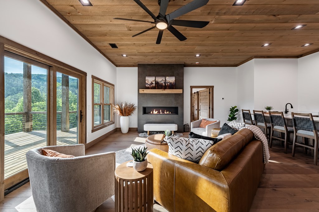 17 Rich Mountain Cherry Log, GA 30522 - Photo 9 of 57 a living room with furniture and a flat screen tv