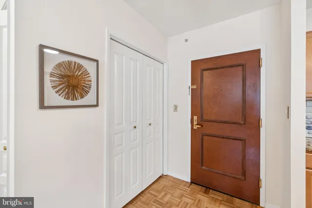 a view of front door