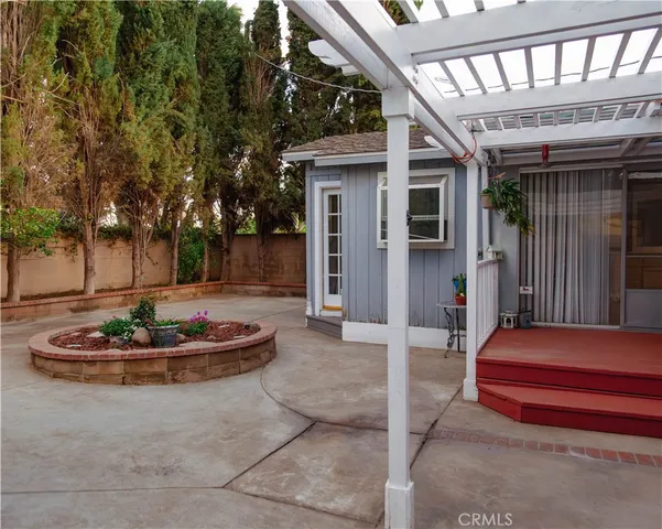 a outdoor space with a patio