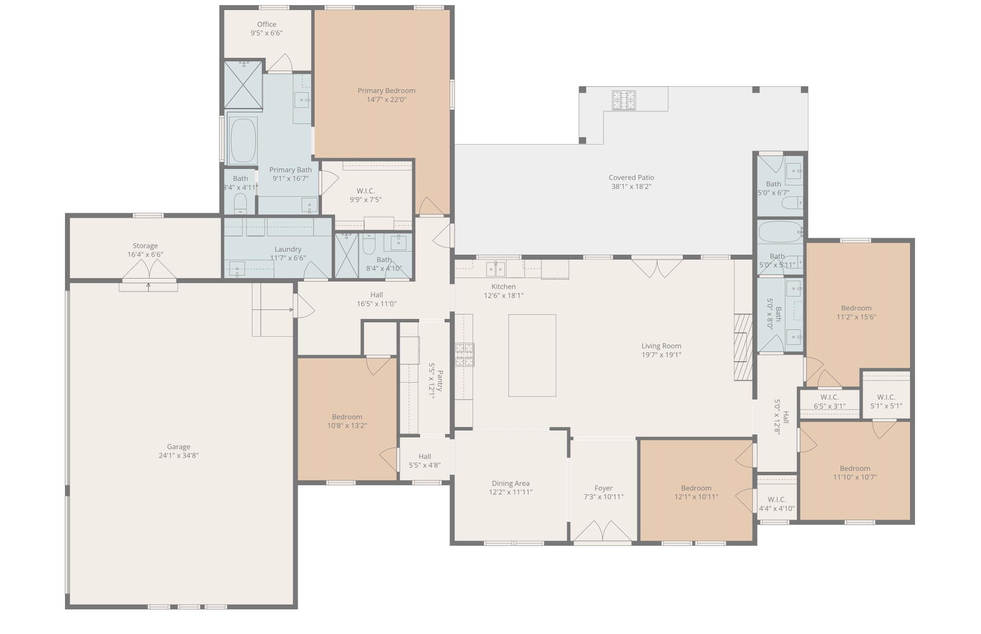 5467 Cline Road Fruitport, MI 49415 - Photo 60 of 60 Floorplan