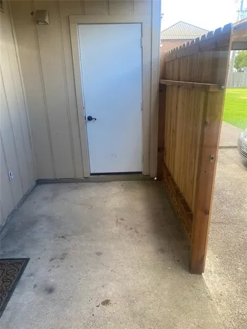 a view of a small space