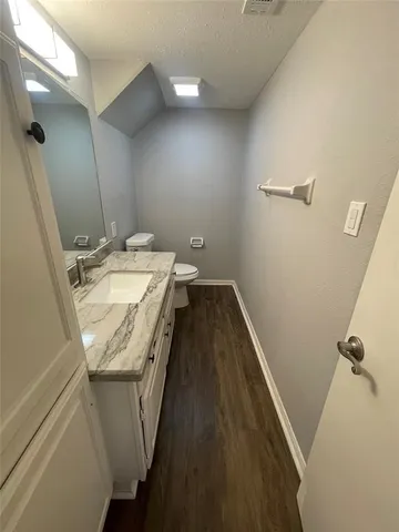 a bathroom with a sink and a toilet