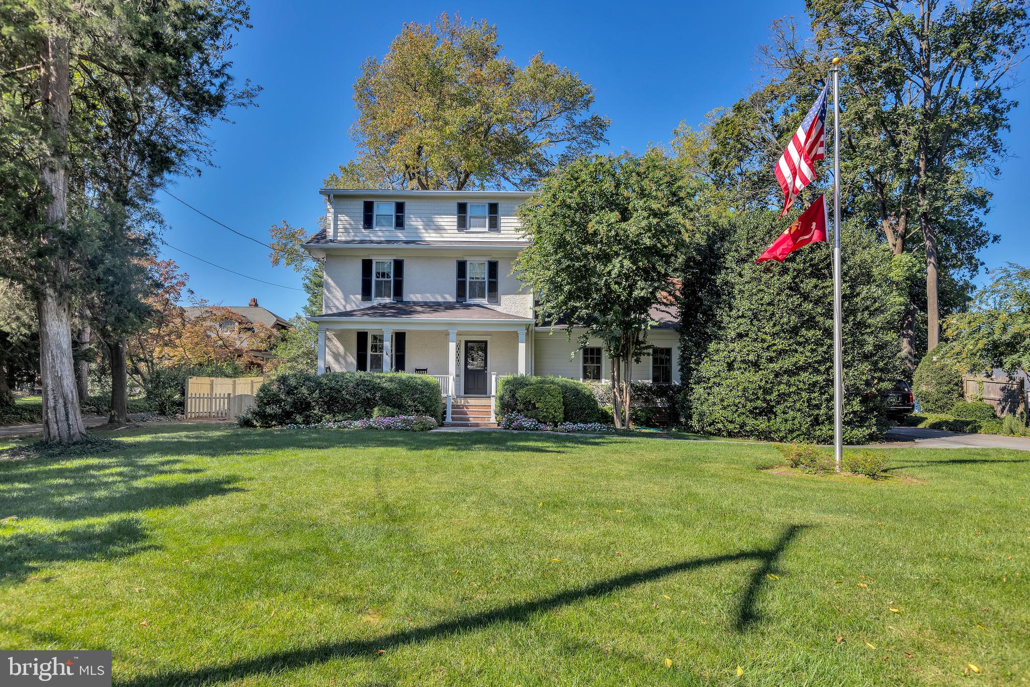 7506 Brookville Road Chevy Chase, MD 20815 - Photo 1 of 49 Wide open front yard with flag pole!!!