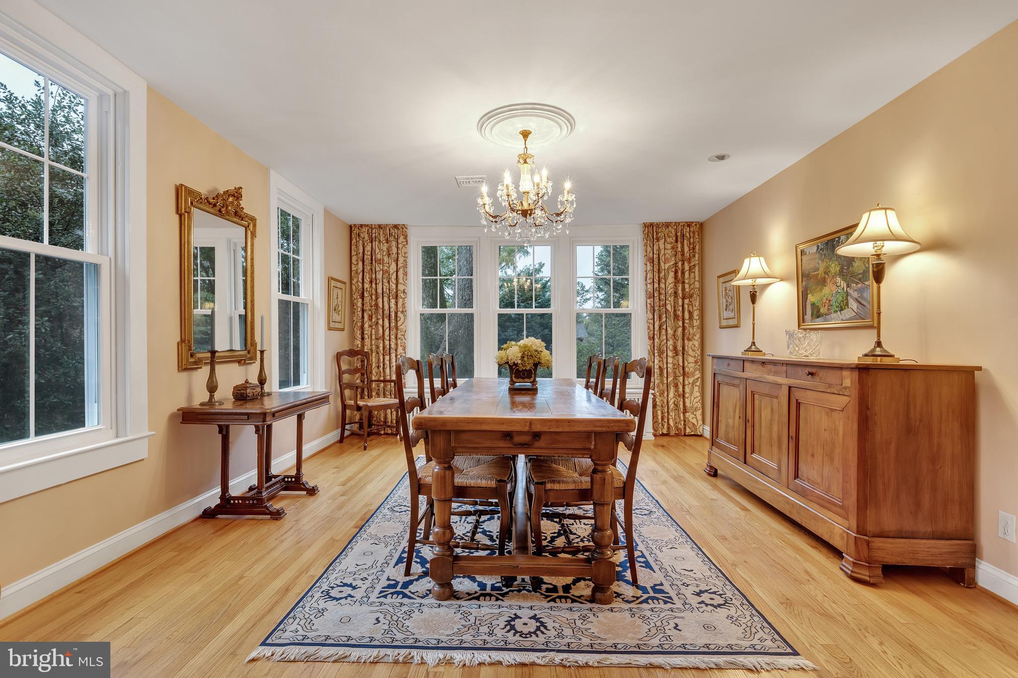 7506 Brookville Road Chevy Chase, MD 20815 - Photo 9 of 49 Dining room comfortably seats 10 to 12