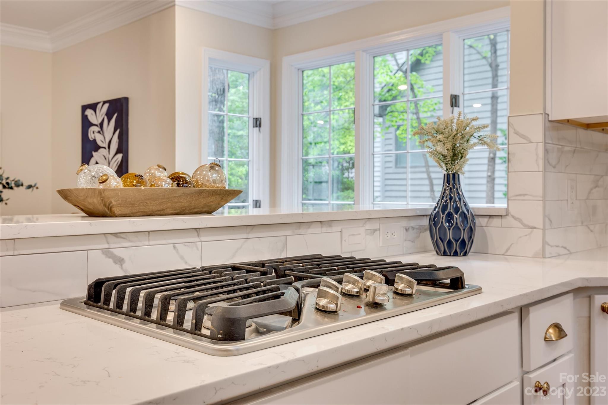 6 Sandy Cove Road Lake Wylie, SC 29710 - Photo 11 of 33 a kitchen with a stove a sink and a window