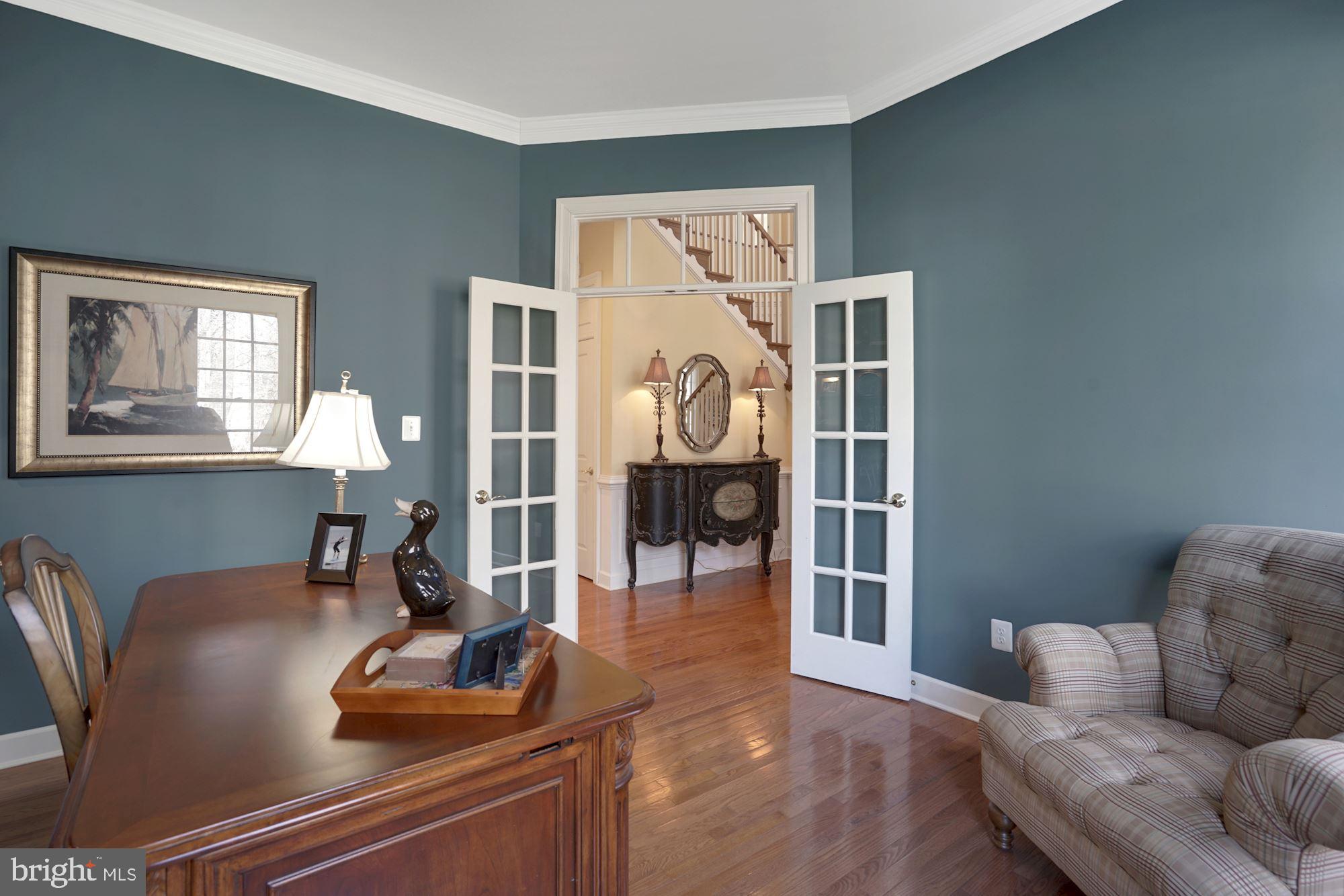 17501 Nesbitt Farm Lane Sandy Spring, MD 20860 - Photo 10 of 61 office has french doors out to foyer