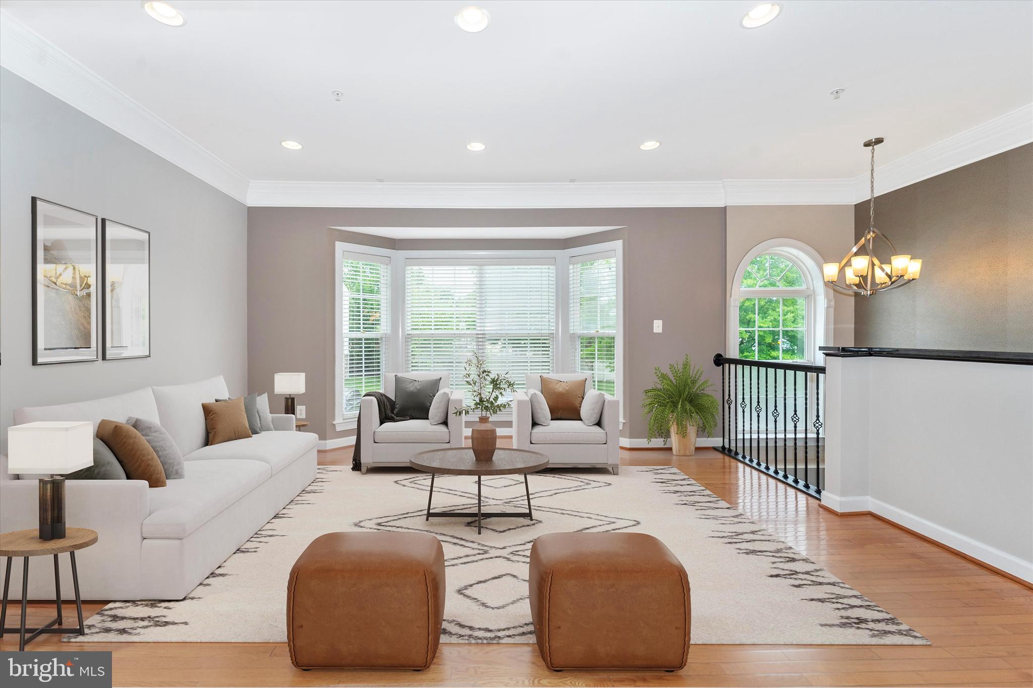 2305 Abby Road Edgewater, MD 21037 - Photo 3 of 36 VS Living room with huge bay windows so much light