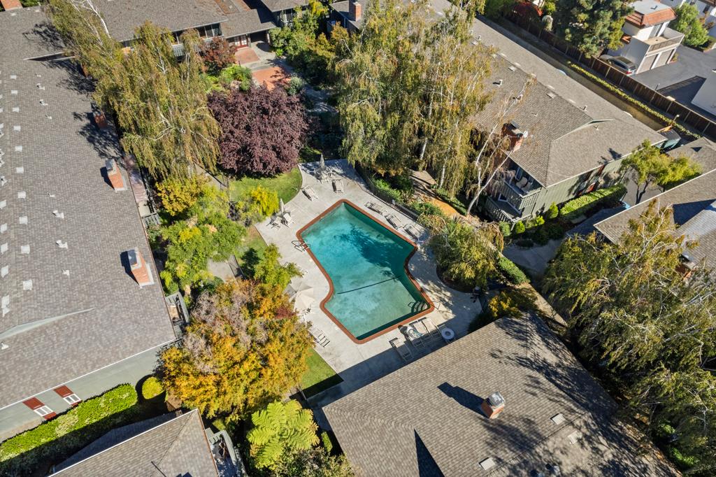 99 East Middlefield Road, Unit 41 Mountain View, CA 94043 - Photo 34 of 37 an aerial view of a residential house with outdoor space