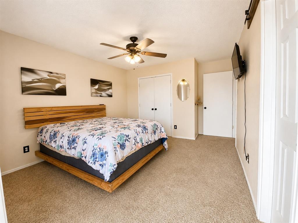 404 Old Mansfield Road Keene, TX 76059 - Photo 12 of 33 Primary Bedroom from exterior door going out to deck