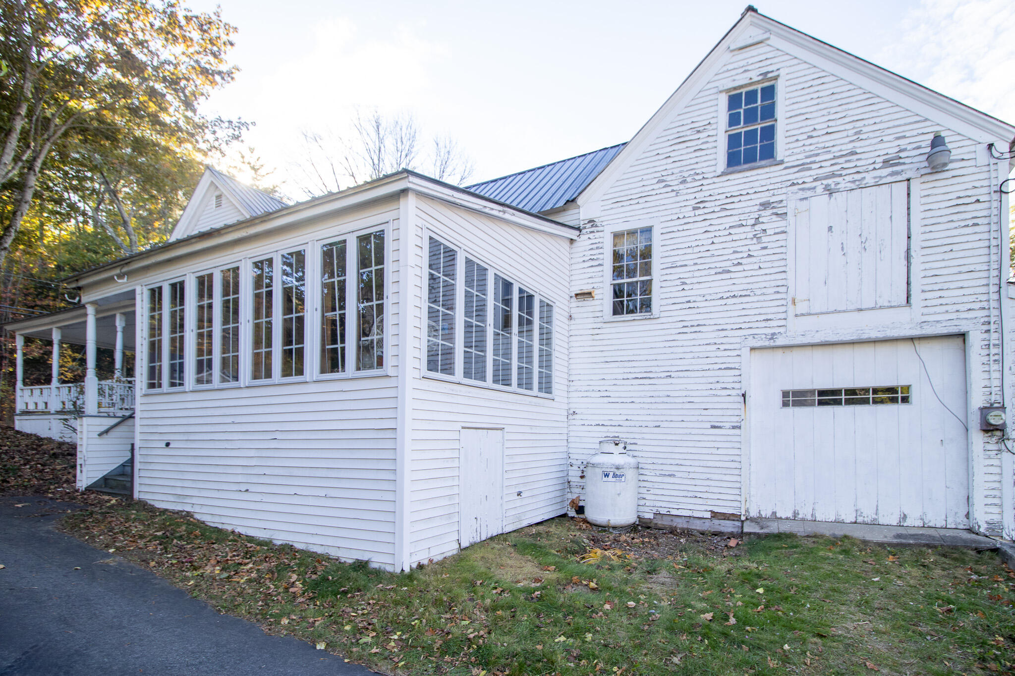 66 Main Street Cornish, ME 04020 - Photo 9 of 49 Exterior Sunroom and Barn