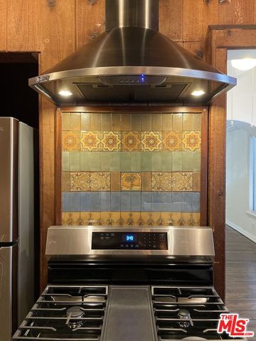 a close view of a stove