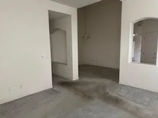 a view of a room with window