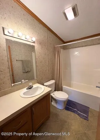 a bathroom with a sink a toilet a mirror and shower