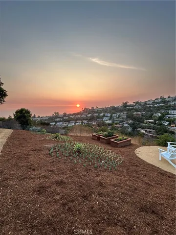 a view of sunset