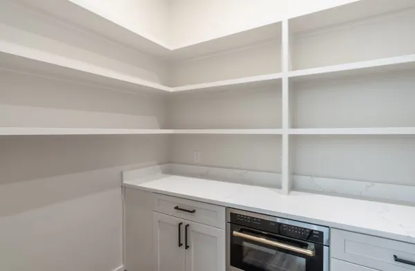 a close view of closet