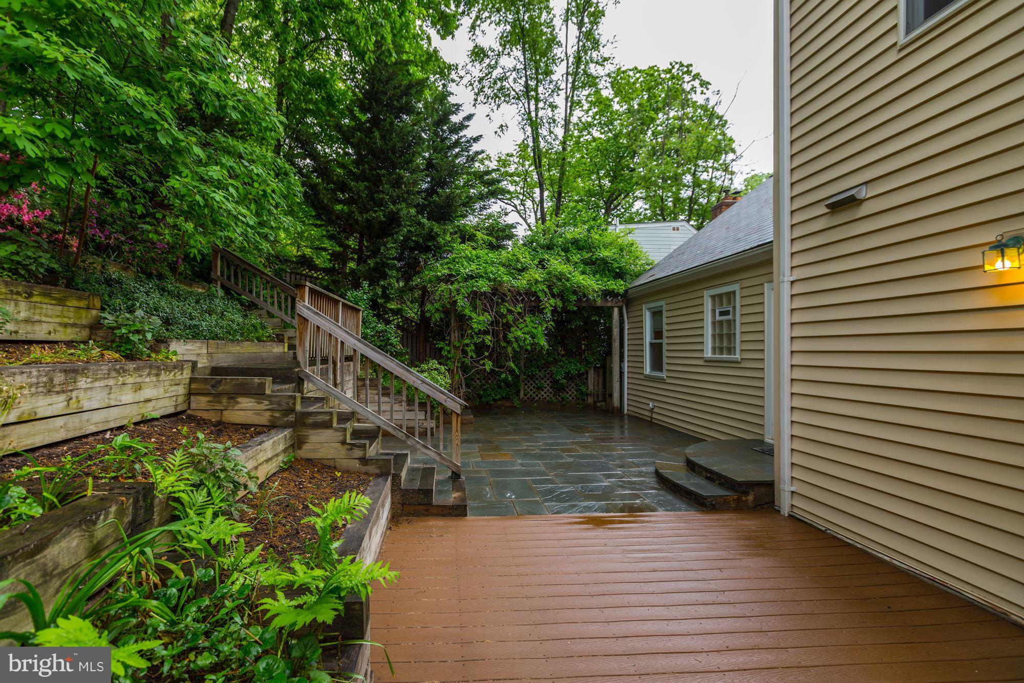 9700 Lorain Avenue Silver Spring, MD 20901 - Photo 26 of 30 Courtyard Trex & Deck & Flagstone Patio