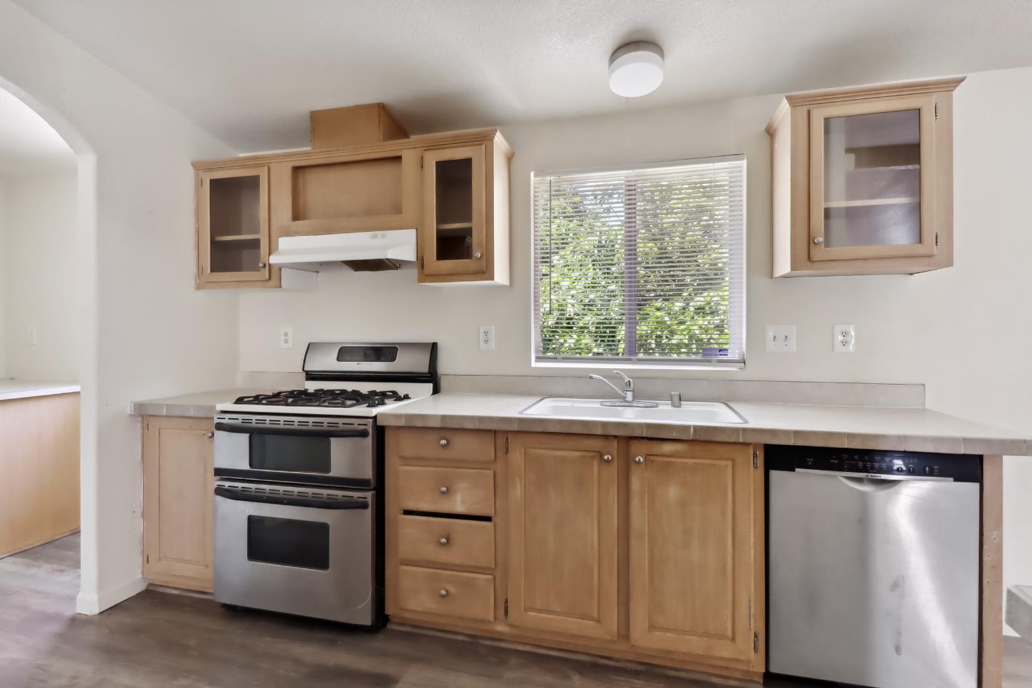 22115 Pleasant Valley Road North San Juan, CA 95960 - Photo 12 of 85 a kitchen with a stove and a sink