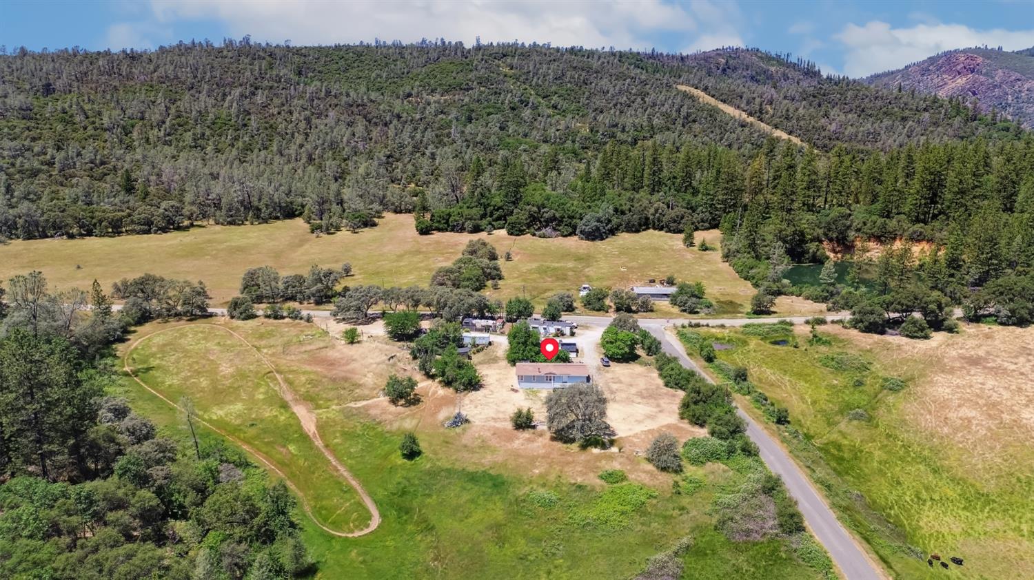 22115 Pleasant Valley Road North San Juan, CA 95960 - Photo 69 of 85 a view of a yard with a snow
