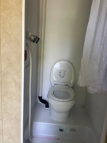 a view of a lake with a mountain in the background