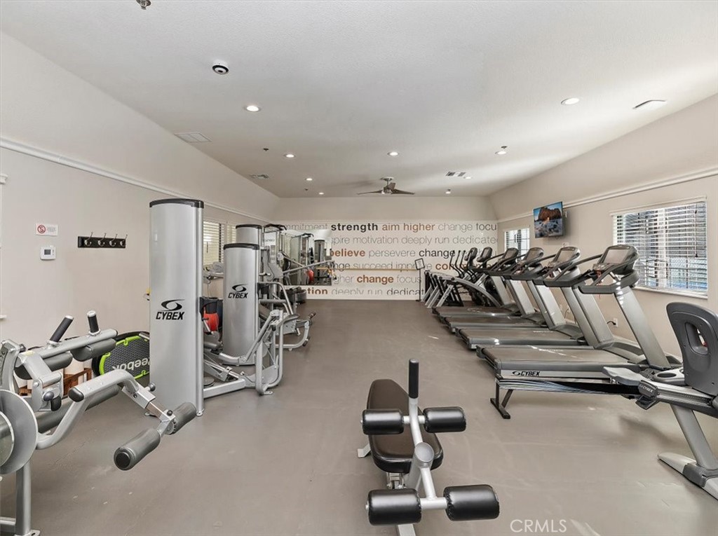 39973 Corte Lorca Murrieta, CA 92562 - Photo 61 of 72 a view of a room with gym equipment