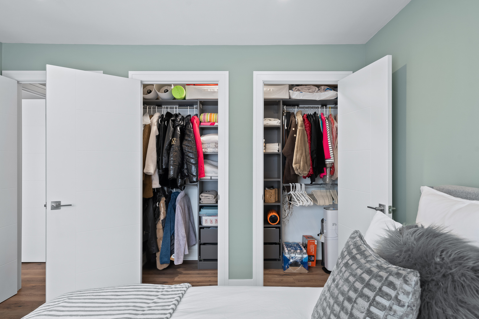 1207 South Old Wilke Road, Unit 209 Rolling Meadows, IL 60005 - Photo 15 of 22 a view of walk in closet with clothes and shoes
