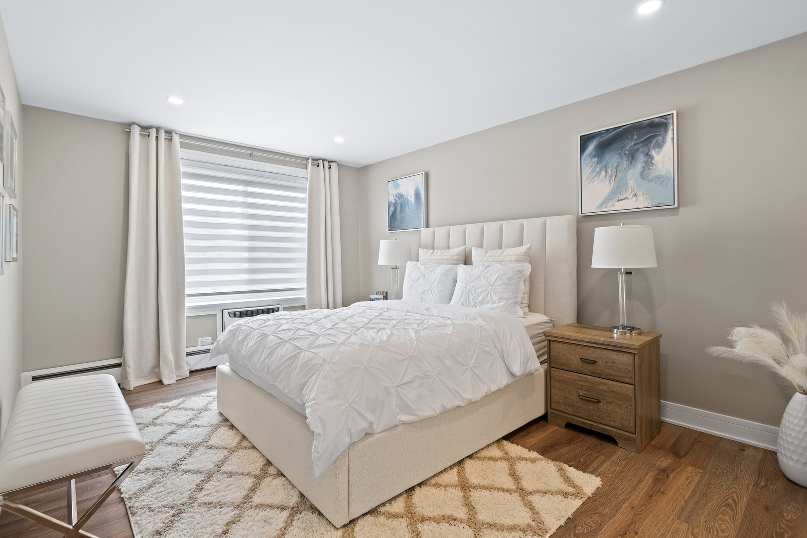 1207 South Old Wilke Road, Unit 209 Rolling Meadows, IL 60005 - Photo 9 of 22 a bedroom with a bed and a window