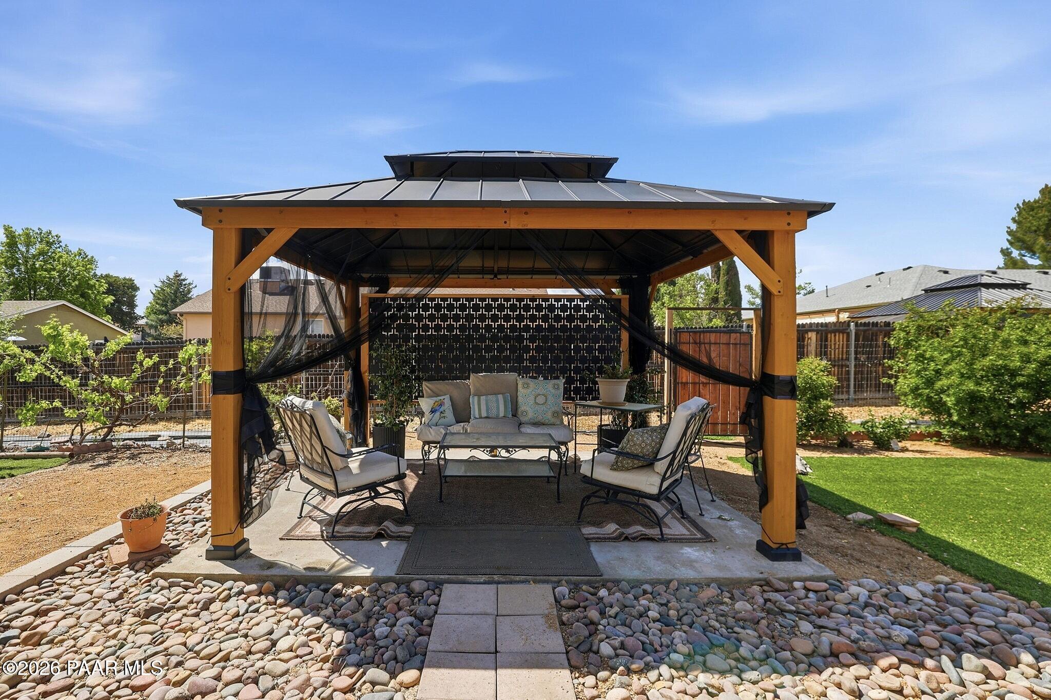6040 North Rim Drive Prescott Valley, AZ 86314 - Photo 23 of 30 023_Backyard Gazebo