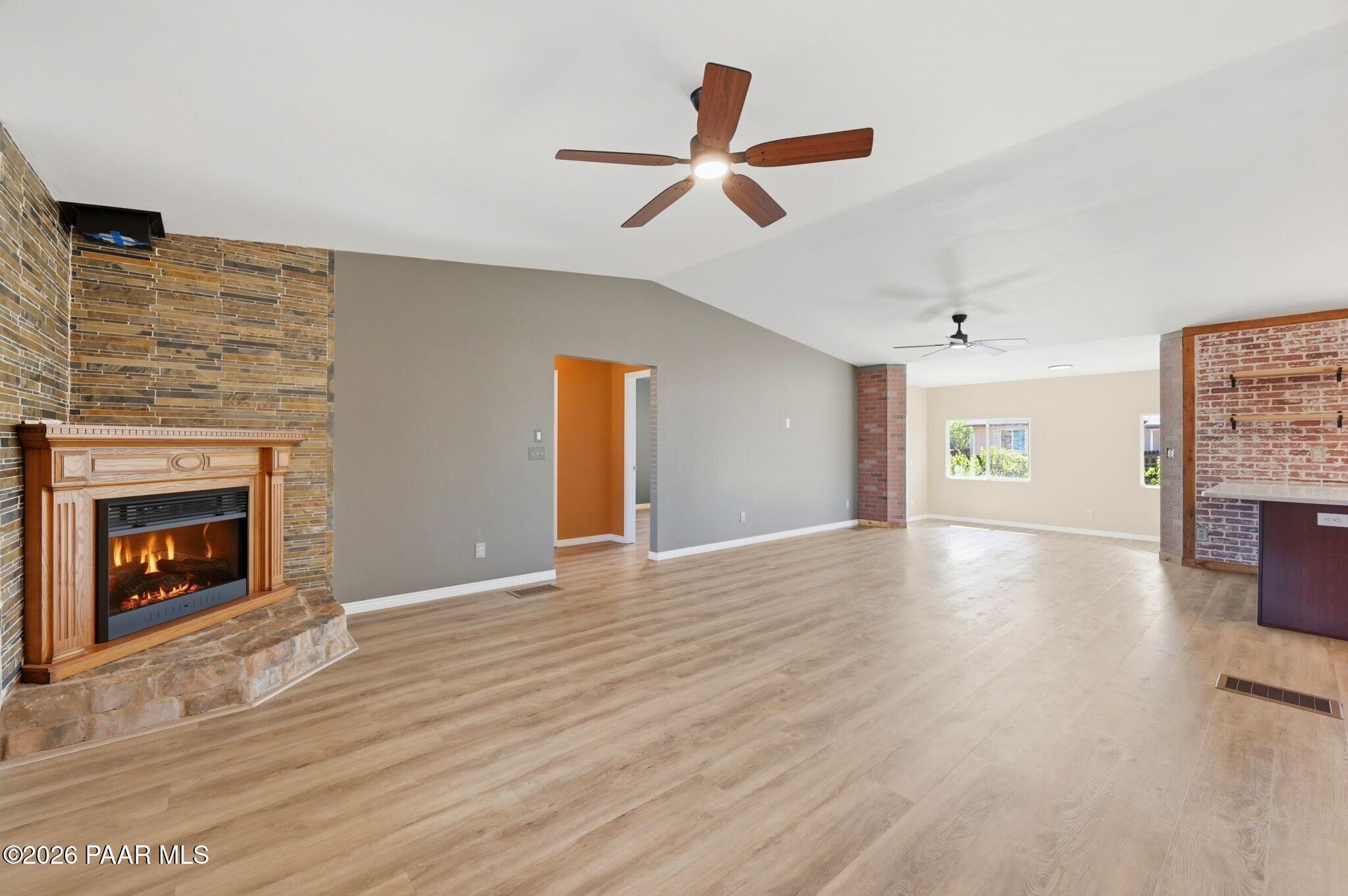 6040 North Rim Drive Prescott Valley, AZ 86314 - Photo 4 of 30 004_Living Room w Fireplace