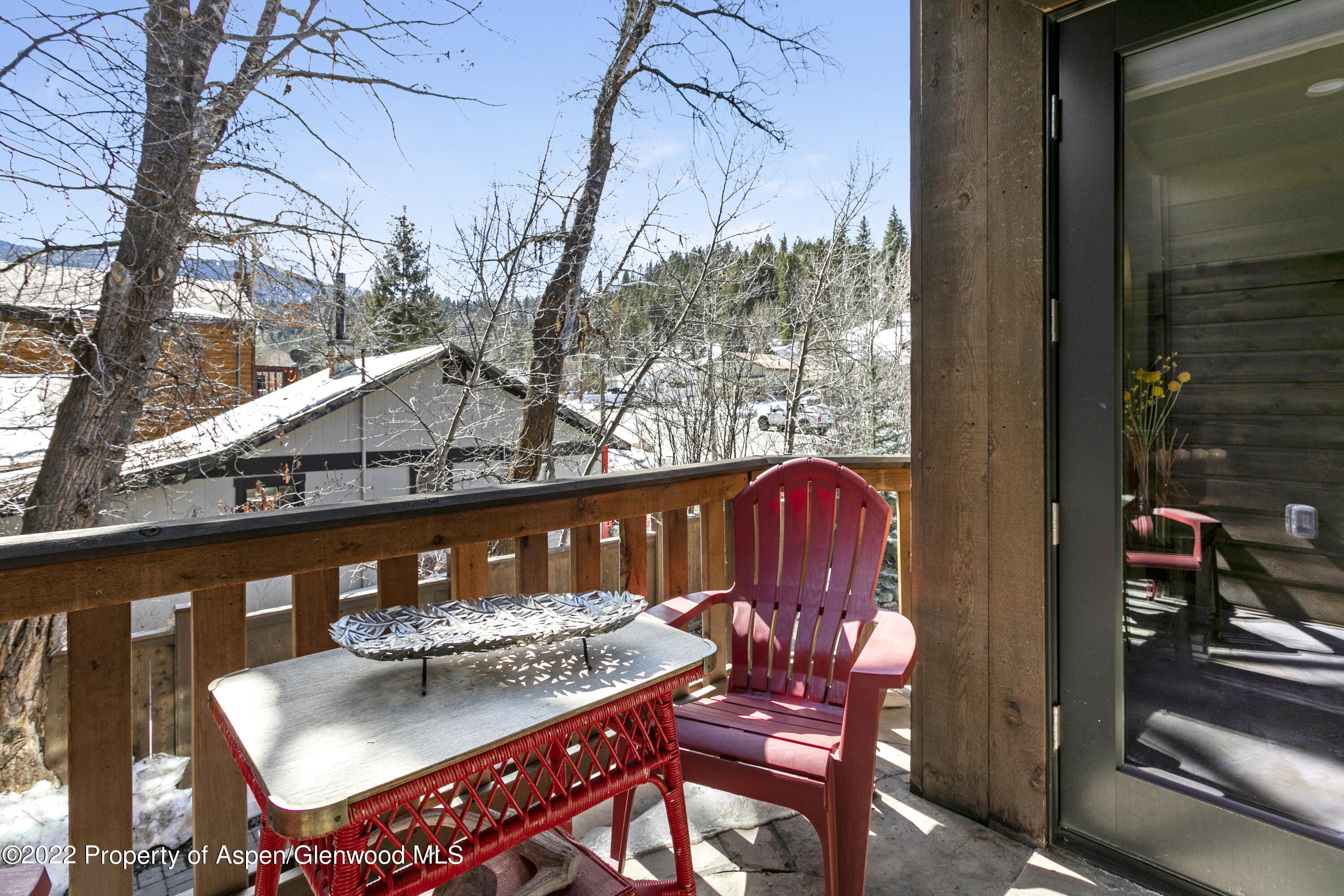 850 Main Street, Unit B Minturn, CO 81645 - Photo 14 of 24 a view of a chairs and table in the balcony