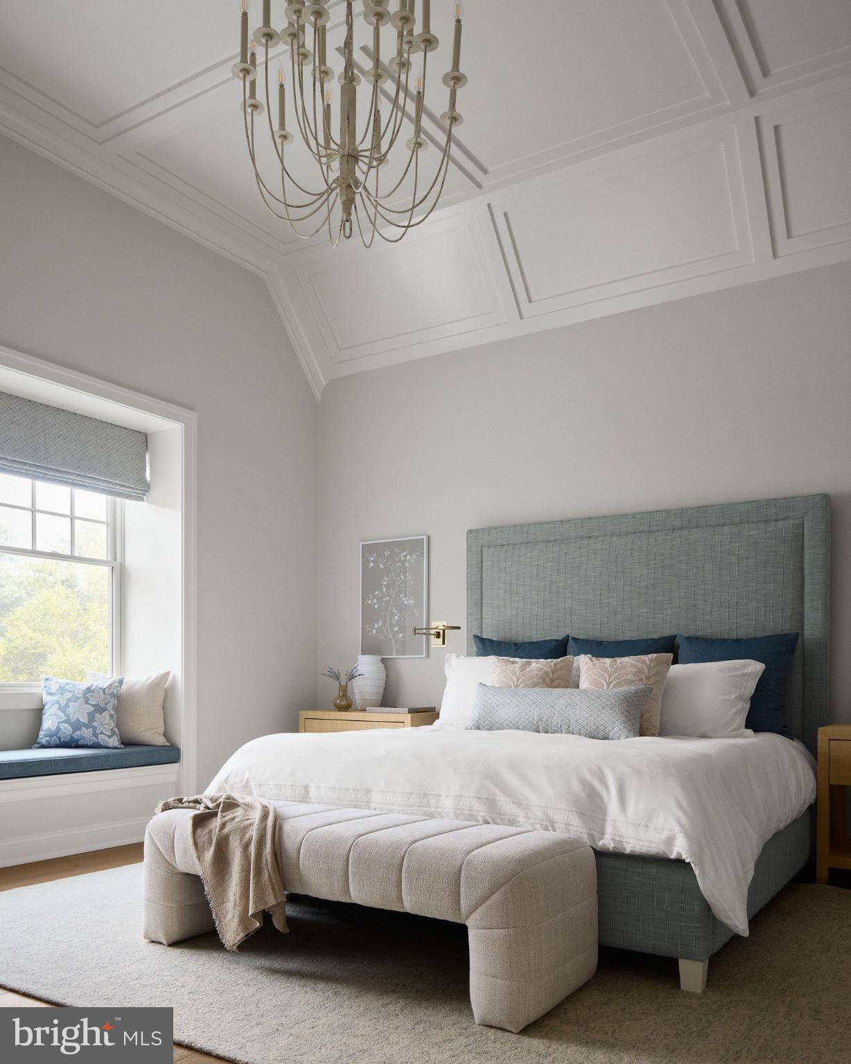 2 Walnut Avenue Wayne, PA 19087 - Photo 13 of 20 Serene bedroom with elegant details.