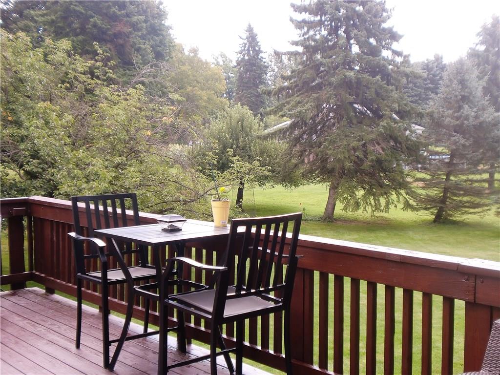 290 Manor Road Wexford, PA 15090 - Photo 23 of 25 Sit on the 27x14 deck that overlooks the flat yard with beautiful mature trees. If you prefer to be out of the sun, simply push the button for the retractable awning!